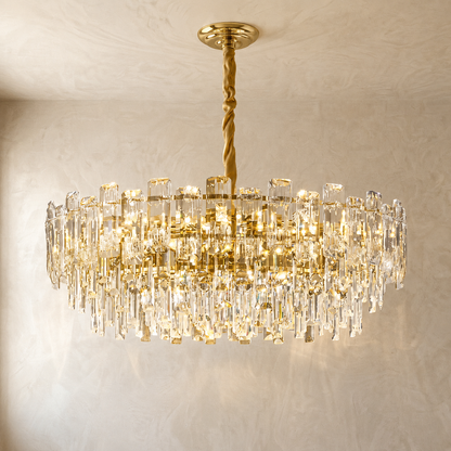 Imperial Tiered Crystal Chandelier