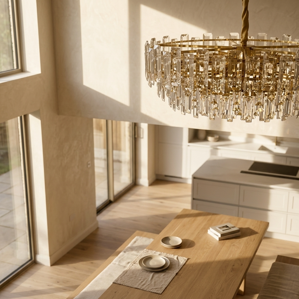 Imperial Tiered Crystal Chandelier