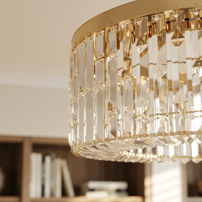 Infinity Crystal Ring Chandelier