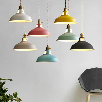 Retro Industrial Pendant Light