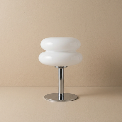 Italian Bauhaus Glass Table Lamp