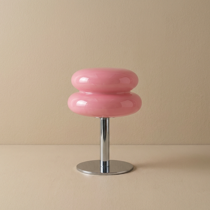 Italian Bauhaus Glass Table Lamp