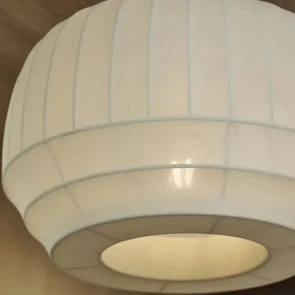 Japandi Wabi Sabi Fabric Pendant Light