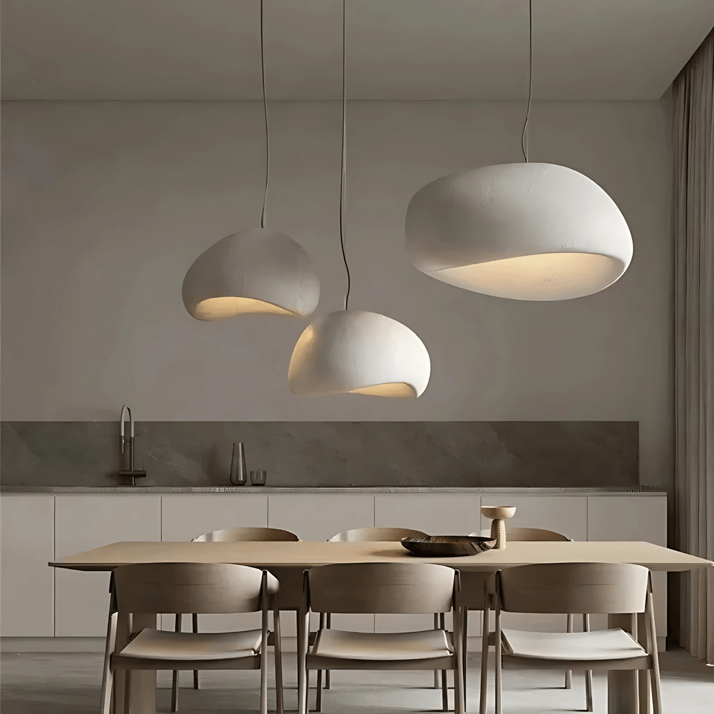 Japanese Cloud Wabi Sabi Pendant Light
