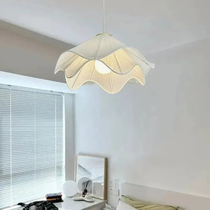 Japanese Cream Fabric Pendant Light