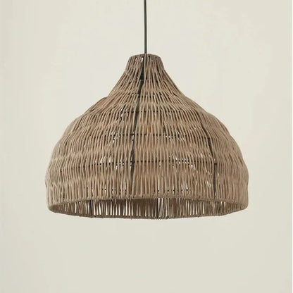 Japanese Style Wooden Woven Handmade Pendant Light
