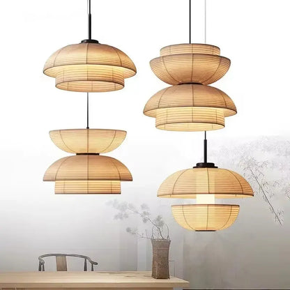 Japanese Traditional Fabric Lantern Restaurant Light