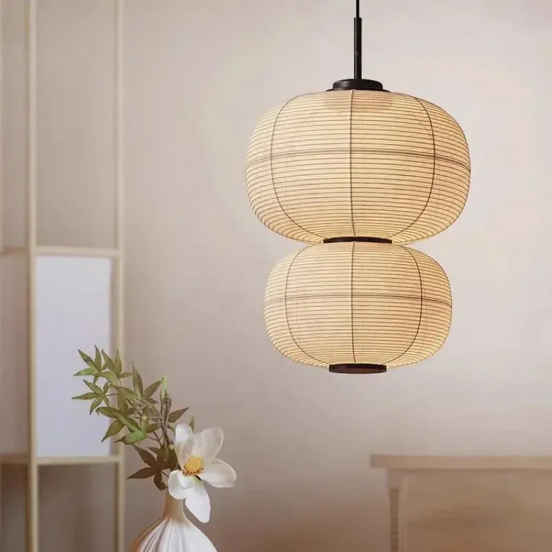 Japanese Traditional Fabric Lantern Restaurant Light