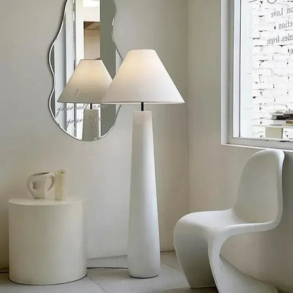 Japanese Wabi Sabi Fabric Handmade Floor Lamp