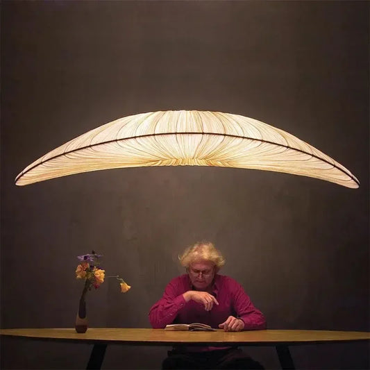 Japanese Wabi Sabi Fabric Statement Chandelier