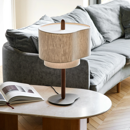 Japanese Wabi Sabi Fabric Table & Floor Lamp