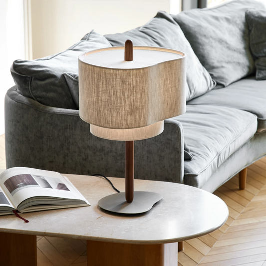 Japanese Wabi Sabi Fabric Table & Floor Lamp