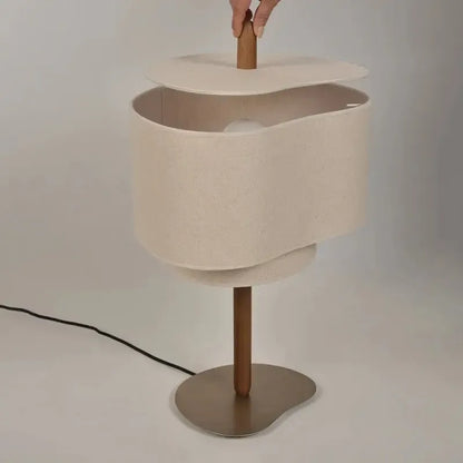 Japanese Wabi Sabi Fabric Table & Floor Lamp