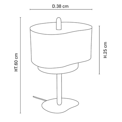 Japanese Wabi Sabi Fabric Table & Floor Lamp