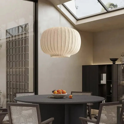 Japanese Wabi Sabi Globe Ceiling Light