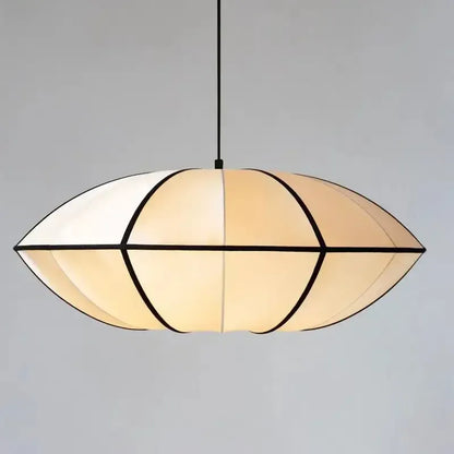 Japanese Wabi Sabi Outlined Fabric Pendant