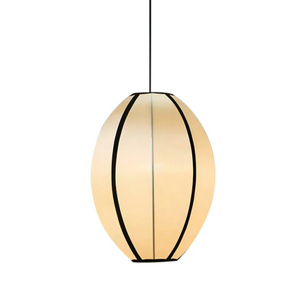 Japanese Wabi Sabi Outlined Fabric Pendant