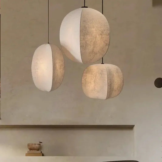 Japanese Wabi Sabi Spherical Chandelier