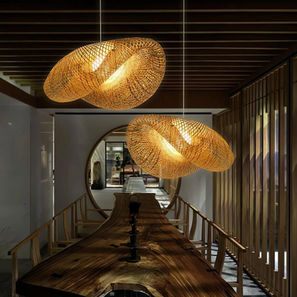 Japanese Bamboo Pendant Lamp