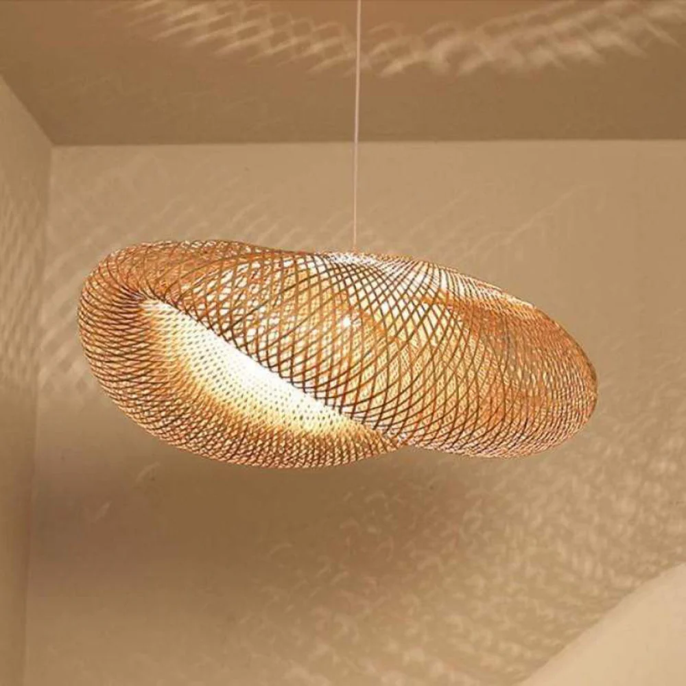 Japanese Bamboo Pendant Lamp