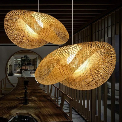 Japanese Bamboo Pendant Lamp