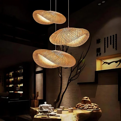 Japanese Bamboo Pendant Lamp