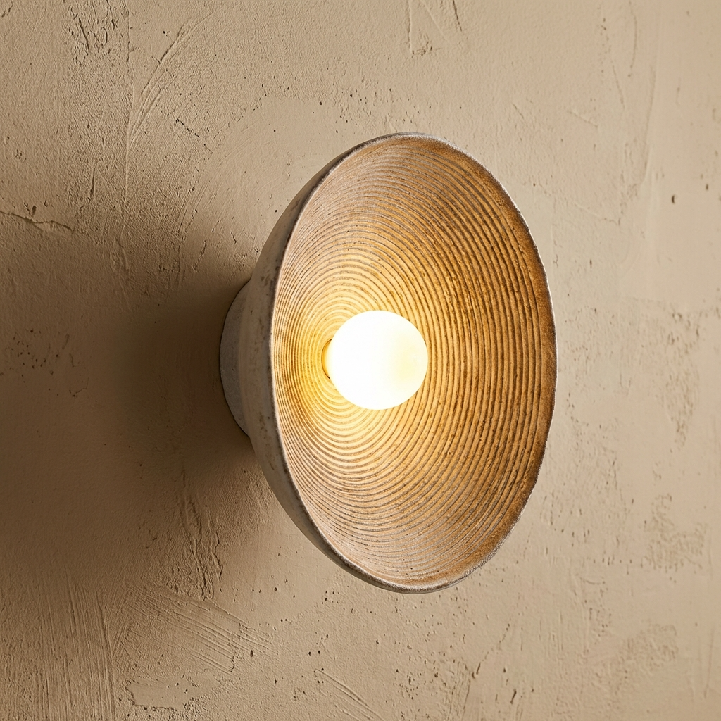 Japanese Bowl Wall Light