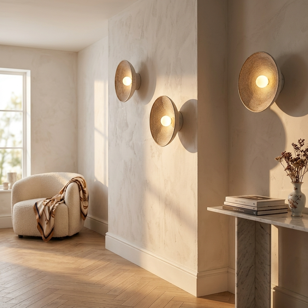 Japanese Bowl Wall Light