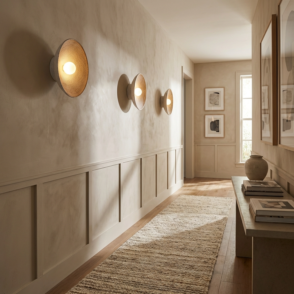 Japanese Bowl Wall Light