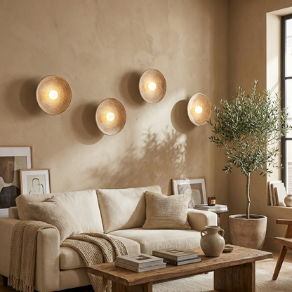 Japanese Bowl Wall Light