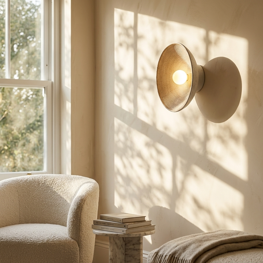 Japanese Bowl Wall Light