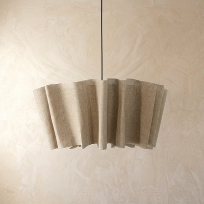 Japanese Pleated Linen Pendant Light