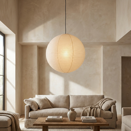 Japanese Rice Paper Pendant Light