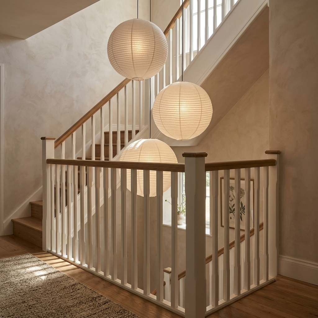 Japanese Rice Paper Pendant Light