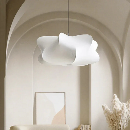 Japanese Silk Wabi Sabi Chandelier