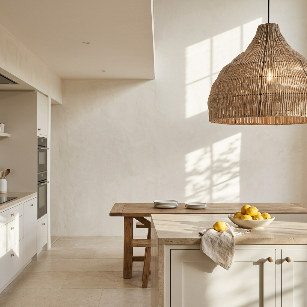 Japanese Style Wooden Woven Handmade Pendant Light