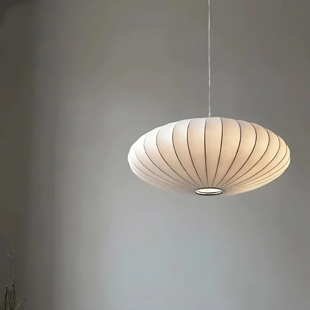 Silk Japanese Wabi-Sabi Chandelier