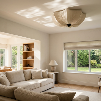 Japanese Wabi Sabi Fabric Ceiling Light