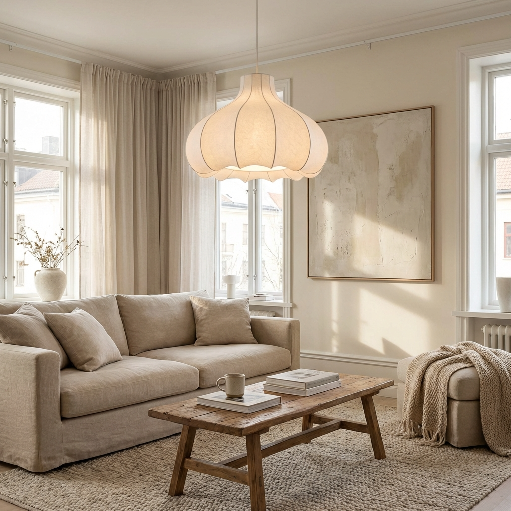Japanese Wabi Sabi Minimalist Chandelier