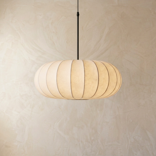Japanese Wabi Sabi Oval Pendant Light