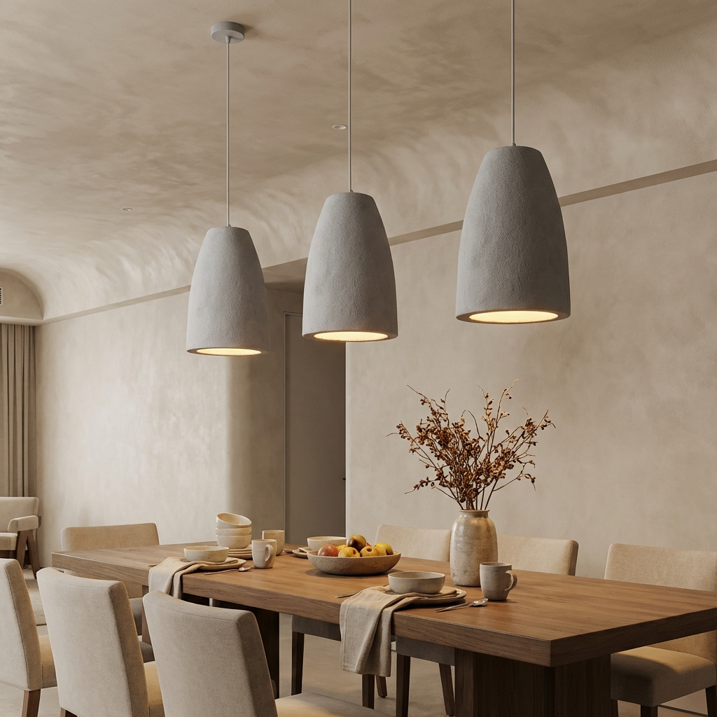 Japanese Wabi Sabi Resin Pendant Lights