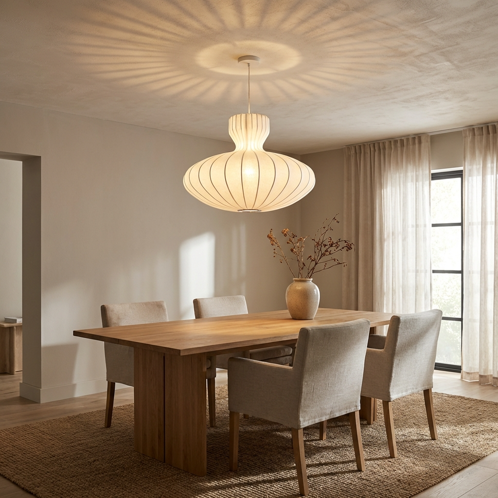 Japanese Wabi Sabi Silk Bloom Chandelier