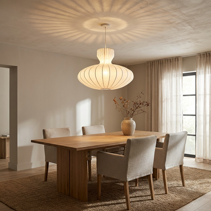 Japanese Wabi Sabi Silk Bloom Chandelier