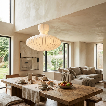 Japanese Wabi Sabi Silk Bloom Chandelier