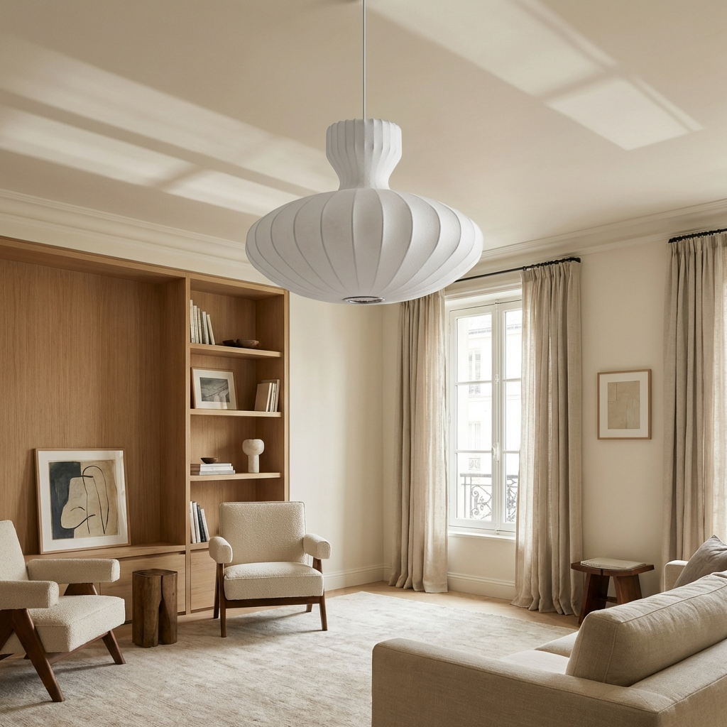 Japanese Wabi Sabi Silk Bloom Chandelier