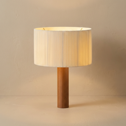 Japanese Wabi Sabi Solid Wood Table Lamp