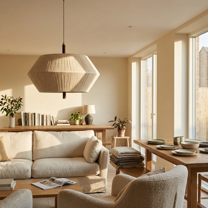 Japanese Wabi Sabi Thread Pendant Light