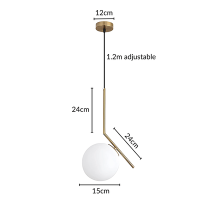 Artistic Glass Pendant Light