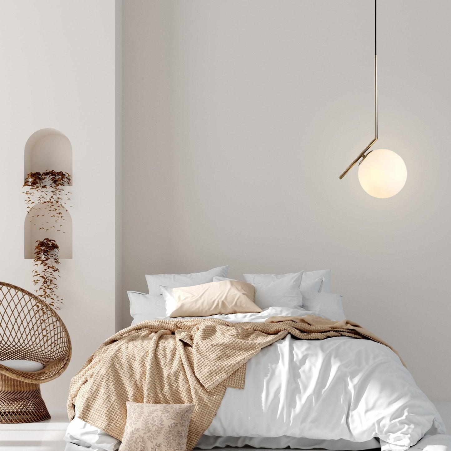 Artistic Glass Pendant Light
