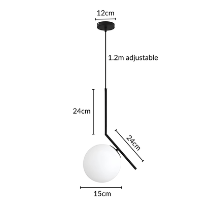 Artistic Glass Pendant Light